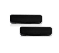 CNFCNKYULP Specchietto Retrovisore Luci Blinker per Dodge per Charger per Challenger per Ramcharger per Aspen per Dart Luci di Posizione Laterali Anteriori per Auto(Smoked Lens White)