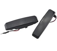 CNFCNKYULP Specchietto Retrovisore Luci Blinker per La Serie 5 5er E39 1995-2003 Indicatori Direzione Dinamici Posizione Laterali Che Scorre Sequenziale Lampeggiante Accessori per Auto(Smoky Black)