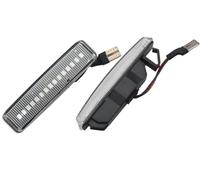 CNFCNKYULP Specchietto Retrovisore Luci Blinker per La Serie 5 5er E39 1995-2003 Indicatori Direzione Dinamici Posizione Laterali Che Scorre Sequenziale Lampeggiante Accessori per Auto(Crystal Style)
