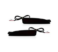 CNFCNKYULP Specchietto Retrovisore Luci Blinker per Mazda 3 5 6 LED Paraurti Riflettore Luci Coda Freno Fendinebbia Posteriori Lampeggio Sequenziale Luce di Direzione(Smoked Lens)