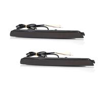 CNFCNKYULP Specchietto Retrovisore Luci Blinker per Mazda 3 per Speed 3 2004-2009 Paraurti A LED per Auto Riflettore Coda Freno Fendinebbia Posteriori Luce di Direzione(Smoked Lens)