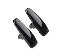 CNFCNKYULP Specchietto Retrovisore Luci Blinker per Mitsubishi per Lancer per Evo X per Outlander per Sport per Mirage 2014+ Ambra Dinamica Indicatori Direzione Lampada Segnalazione(Dynamic Smoked)