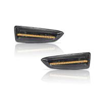 CNFCNKYULP Specchietto Retrovisore Luci Blinker per Opel per Vauxhall per Astra per JK per Crossland X per Grandland per Insignia B per Zafira per C Indicatore di Direzione A LED(Clean Lens Amber)