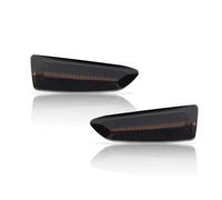 CNFCNKYULP Specchietto Retrovisore Luci Blinker per Opel per Vauxhall per Astra per JK per Crossland X per Grandland per Insignia B per Zafira per C Indicatore di Direzione A LED(Smoked Lens Amber)