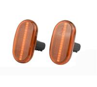 CNFCNKYULP Specchietto Retrovisore Luci Blinker per Suzuki per Jimny JB64W per Sierra JB74W JB23W per Lapin per Carry per Camion Lampeggiante Ripetitore Laterale Indicatore Direzione(Orange Lens)