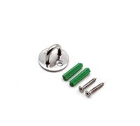 CNfhFRY 1 set di ganci da soffitto con vite, a forma U, gancio bloccaggio, piastra occhiello in acciaio inossidabile, for casa/esterni/marini(33mm)