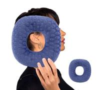 CNH - Cuscino per piercing all'orecchio, a forma di ciambella, con foro, allevia l'infiammazione dell'orecchio, le piaghe da decubito, cuscino paraorecchie per chi dorme sul lato