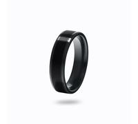 CNICK Smart Payment Ring - Anello di pagamento NFC contactless con tokenizzazione, design alla moda, compatibile con VISA e MasterCard, anello portachiavi Tesla per modello S/3/X/Y/CT (nero, 10,5)