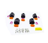 CNKF 5 set Boschs 2 Pin 3.5mm femmina elettrico auto connettore comprende terminali e guarnizioni 1J0 973 722