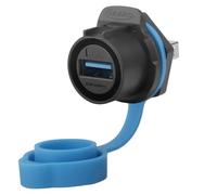 CNLINKO LP-20 Connettore USB 3.0 IP68 Impermeabile, 5Gbps Tipo A Femmina Presa Singola con Foro per Montaggio a Pannello
