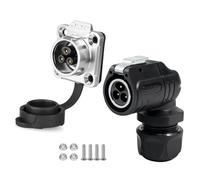 CNLINKO LP16 Connettore ad Angolo Retto Impermeabile IP68, 3 Poli