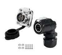 CNLINKO LP16 Connettore ad Angolo Retto Impermeabile IP68, 4 Poli