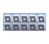 CNMG120404 CNMG431 Inserti in Carburo di Tungsteno per Tornitura CNC, Inserti Indicizzabili per Acciaio, Utensili Professionali, 10 Pezzi