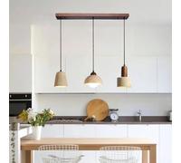 CNMKLM Lampada A Sospensione Giapponese Wabi Sabi Con Paralume In Pietra Naturale, Moderna Nordica Lampadario Regolabile In Altezza For Tavolo Da Pranzo, Isola Cucina, Sala Da Pranzo(A)