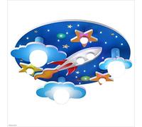 CNMKLM Universo stelle stanza dei bambini lampada da soffitto con led a luce bianca lampada bedroom ambiente per ragazzi e ragazze cartoon 610 * 610 * 190mm