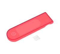 CNMNDE Copertura cruscotto scooter elettrico, adatta for Xiaomi, 4 accessori in silicone ultra schermo display Coperchio di protezione del pannello strumenti dello scooter(Red)