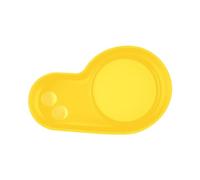 CNMNDE Copertura protettiva for cruscotto scooter elettrico, adatta for KuGoo, custodia for schermo M4 in silicone Coperchio di protezione del pannello strumenti dello scooter(Yellow)