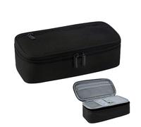 CNMTCCO Astuccio a 5 scomparti, grande capacità, adatto per giovani ecc. (nero)