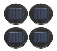 CNMTCCO Parti di Ricambio per Luci Solari, Set da 4, 8CM/3.1inch, 1.2V 600mAh, IP44 Impermeabile, Pannello Solare con LED per Lanterne da Esterno, Decorazioni da Giardino o Tavolo