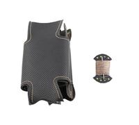 CNMVCJSAR Copertura di Volante Treccia del Volante dell'automobile in Pelle Artificiale per Mitsubishi per Outlander 2013 2014 per Mirage 2014 per ASX L200(Beige Thread)