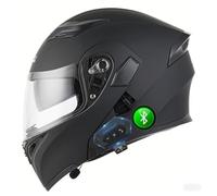 CNNGU Casco Bluetooth per Moto Casco Integrale Flip Up Helmet, Modular Flip-Tipo Doppio Sun Visor Casco Completo, DOT/ECE Casco Certificato