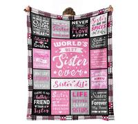 cnnouart Coperta per compleanno, per sorelle, idee regalo per fratelli e sorelle, coperta per ragazza (150 x 230 cm)