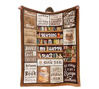 cnnouart Regalo per gli amanti dei libri per donne, regalo per lettori di libri (150 x 200 cm)