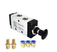 CNOYVZOXZ Valvola Manuale 2 Vie 5 Posizioni 4R410-15 Push And Pull Interruttore Pneumatico della valvola direzionale(Only 4R410-10)