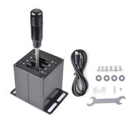 CNRAQR Simulatore USB per PC 7+R H cambio per LO GITECH G29/G27/G25/G920, T300RS/GT, compatibile con cambio PC Windows volante per ATS ETS Dust WRC Sim Racing Game