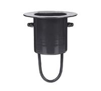 Cnrfeoap Adattatore per grondaia, finitura nera, con gancio montabile, raccogli acqua piovana per appendere e gestire l'acqua in modo sicuro, decorazione da giardino