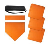 Cnrfeoap Basi da lancio per tutte le stagioni, set completo da baseball e softball con piastra domestica, per allenamento in cortile e esercizi di squadra per kickball in giardino