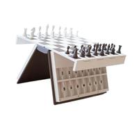 Cnrfeoap Compacts - Set di scacchi da viaggio, 17,5 x 12 x 3,5 cm, facile da trasportare, per promuovere l'intrattenimento, l'apprendimento, l'interazione, il viaggio, set di scacchi