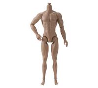 Cnrfeoap Manichino maschio flessibile da 30,5 cm, 13 arti snodati, figura maschile corpo in PVC miniatura bambola forte bambola per esposizione corpo muscolo articolato per action figure