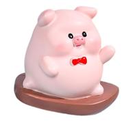 Cnrfeoap Whimsically Maiali Statua Spiaggia Tema Vacanza Animale Figurine Decorazione Da Tavolo Resine Creative Arte Per Spazi Di Lavoro Resine Figurine Decorazioni Per La Casa