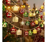 CNSDOIUOE Luci per albero di Natale, luci decorative, luci a corda, decorazione per scene d'atmosfera, vetrine, decorazioni da appendere