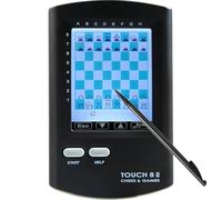 CNSENIOR Scacchiera elettronica portatile, 8 in 1 con Ai Training, schermo HD da 7,4 cm, scacchi da viaggio portatile per bambini e adulti, oltre 220 giochi