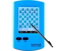 CNSENIOR Scacchiera elettronica portatile, computer 8 in 1 con allenamento AI, display HD da 2,9 pollici, set di scacchi da viaggio portatile per principianti e adulti, oltre 220 giochi master