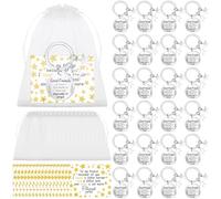 CNSJ Set di 12/24 portachiavi dell'amicizia, regalo per amici
