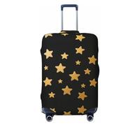 CNTDBU Adesivo a forma di stella, elastico, protezione per bagagli da viaggio, resistente ai graffi, adatta alla maggior parte delle valigie, Nero , S, boemo
