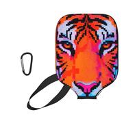 CNTDBU Animal Head Pictures - Custodia per pagaia in neoprene con tasca a rete, moschettone per borsa da palestra
