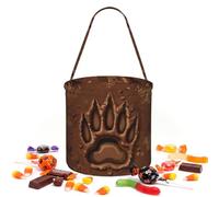 CNTDBU Artiglio Mark Halloween Storage Bag-Round borsa per il partito | Tessuto twill leggero riutilizzabile contiene bomboniere essenziali per uso festa
