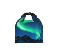 CNTDBU Aurora and Mountains - Borsa termica per il pranzo, con chiusura a rullo, con dimensioni regolabili, a prova di perdite, per uso quotidiano