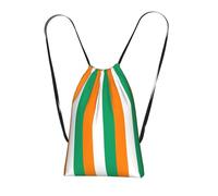 CNTDBU Bandiera della Costa d'Avorio, zaino pieghevole con coulisse, leggero, ripiegabile, riutilizzabile, per viaggi, zaino compatto per campeggio, palestra