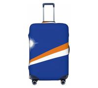 CNTDBU Bandiera delle Isole Marshall, copertura elastica per valigie, protezione per bagagli da viaggio, resistente ai graffi, adatta alla maggior parte delle valigie, Nero , S, boemo