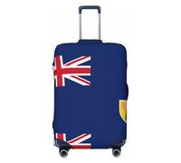 CNTDBU Bandiera delle Isole Turks e Caicos, copertura elastica per valigie, protezione per bagagli da viaggio, resistente ai graffi, adatta alla maggior parte delle valigie, Nero , S, boemo