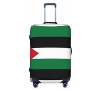 CNTDBU Bandiera dello Stato della Palestina, copertura elastica per valigie, protezione per bagagli da viaggio, resistente ai graffi, adatta alla maggior parte delle valigie, Nero , L, boemo