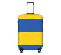 CNTDBU Bandiera dell'Ucraina, copertura elastica per valigie, protezione per bagagli da viaggio, resistente ai graffi, adatta alla maggior parte delle valigie, Nero , L, boemo