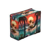 CNTDBU Beach Games - Borsa per la spesa resistente, impermeabile, riutilizzabile, con cerniera, pieghevole, per viaggi e picnic