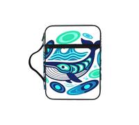 CNTDBU Borsa a secchiello con manici, resistente all'acqua, per viaggi in chiesa, portapenne, tablet, diario