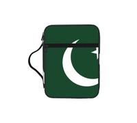 CNTDBU Borsa a tracolla con manici e bandiera del Pakistan, organizer impermeabile per viaggi in chiesa, portapenne, tablet, diario